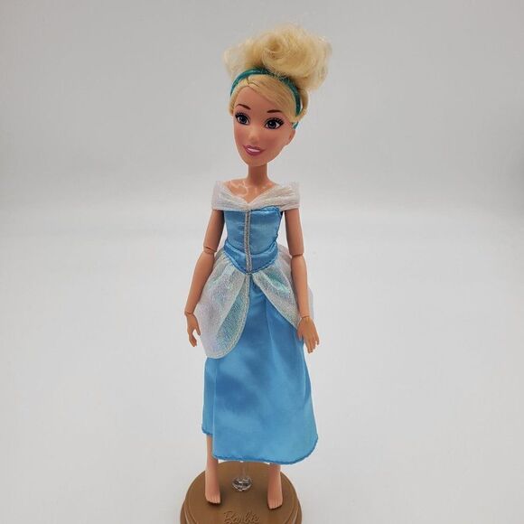 Hasbro Disney Princess Cinderella Doll With Blue Dress & Headband 12" 2015 - Picture 1 of 12